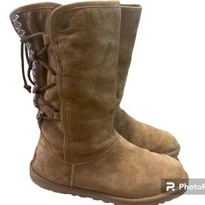 UGG Australia Brown Suede Shearling Boots